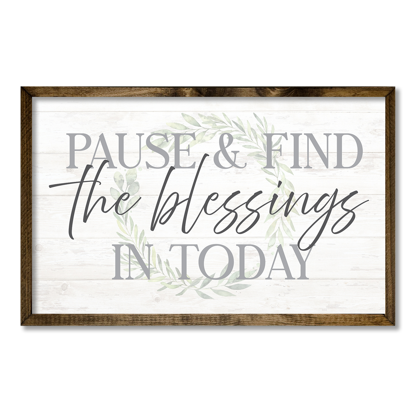 TIMBERLAND FRAME PAUSE & FIND THE BLESSINGS IN TODAY