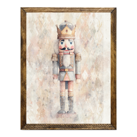 ARTISTIC SERIES NUTCRACKER ART- WATERCOLOR LIGHT TONES