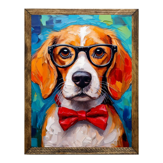 ARTISTIC SERIES TIMBERLAND- ANIMALS WITH GLASSES BEAGLE
