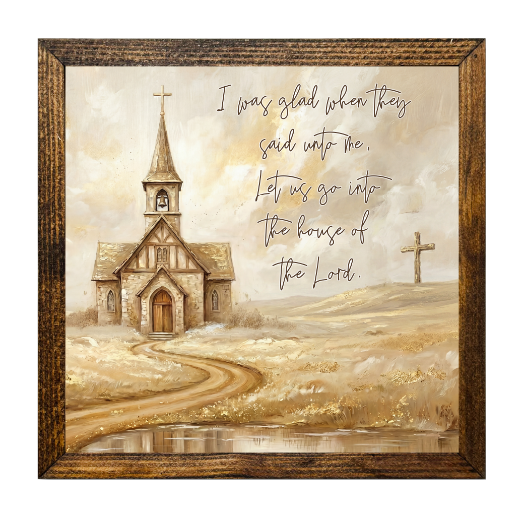 TIMBERLAND FRAME GO INTO THE HOUSE OF THE LORD