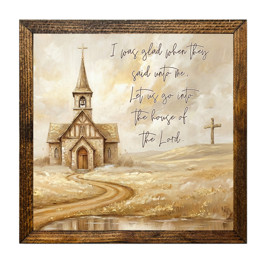 TIMBERLAND FRAME GO INTO THE HOUSE OF THE LORD