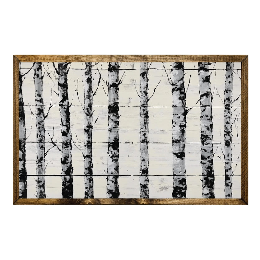 TIMBERLAND FRAME BIRCH TREE FOREST