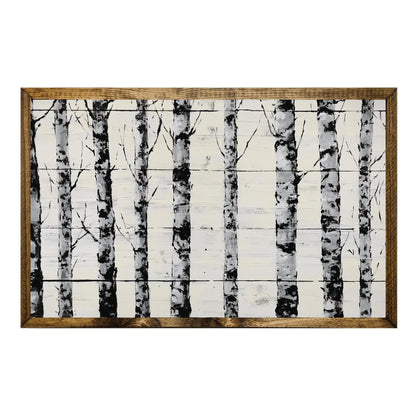 TIMBERLAND FRAME BIRCH TREE FOREST