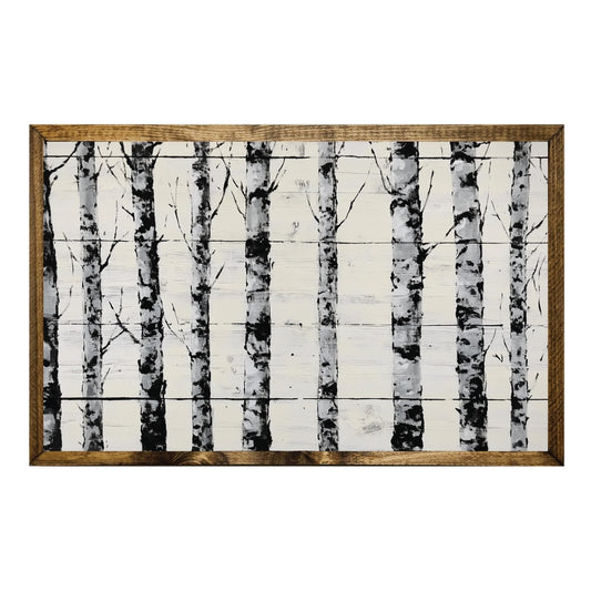 TIMBERLAND FRAME BIRCH TREE FOREST