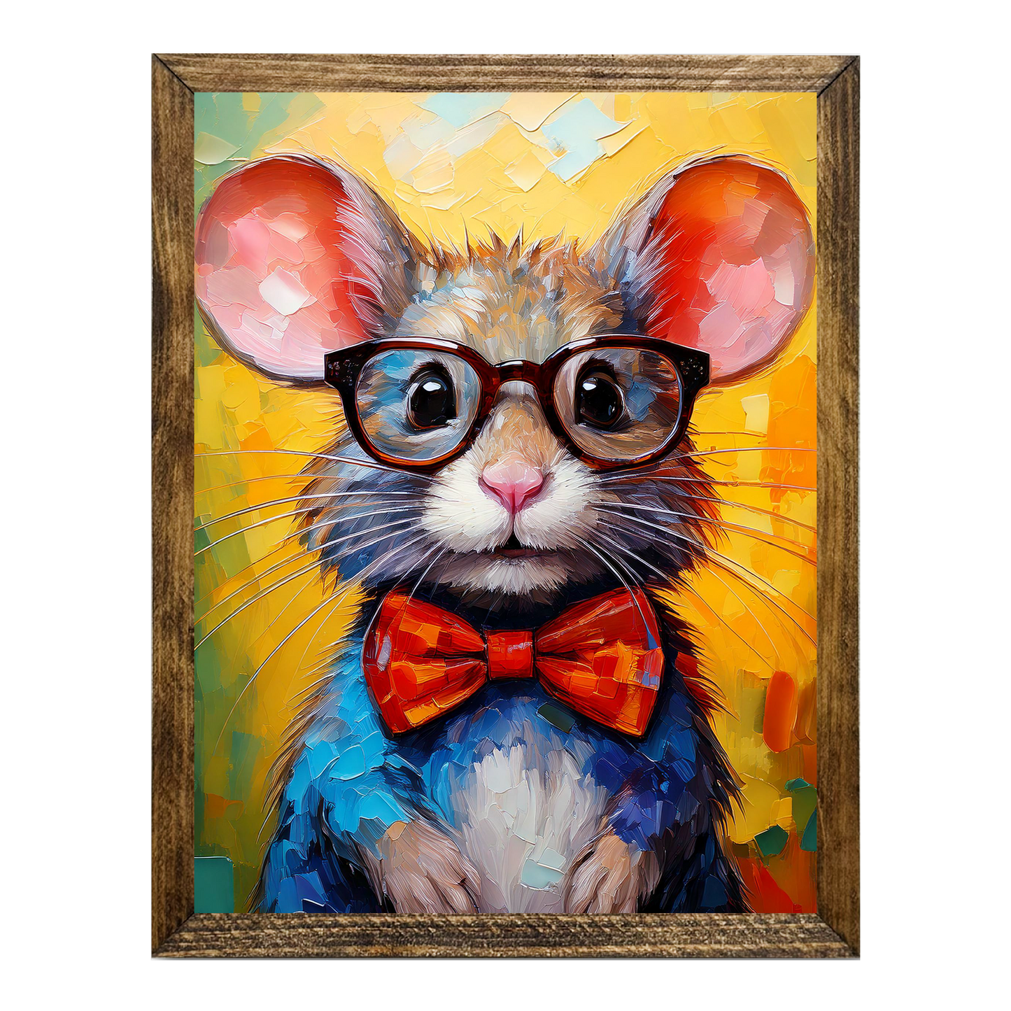 ARTISTIC SERIES TIMBERLAND- ANIMALS WITH GLASSES MOUSE