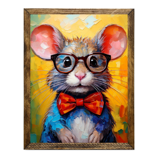 ARTISTIC SERIES TIMBERLAND- ANIMALS WITH GLASSES MOUSE