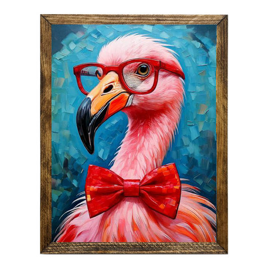 ARTISTIC SERIES TIMBERLAND- ANIMALS WITH GLASSES FLAMINGO