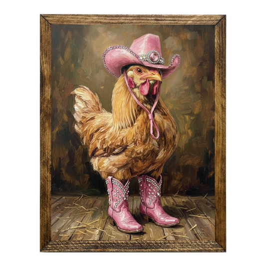 TIMBERLAND FRAME PRETTY IN PINK COWGIRL CHICKEN 2