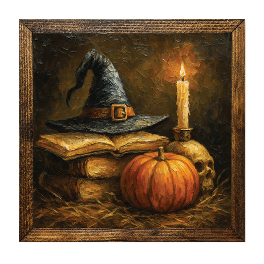 ARTISTIC SERIES TIMBERLAND-Books, Bones & Bewitching Flames