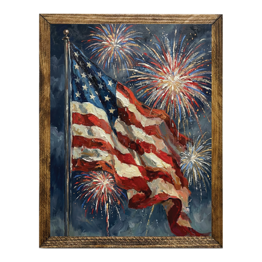 TIMBERLAND FRAME US FLAG FIREWORKS