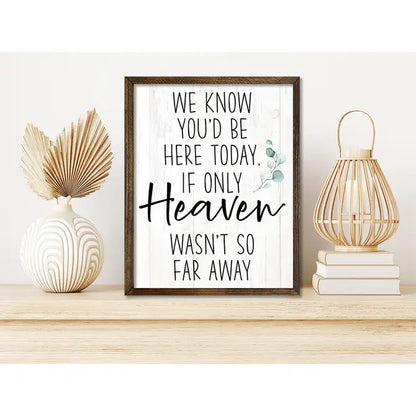 TIMBERLAND FRAME IF ONLY HEAVEN WASN'T SO FAR AWAY