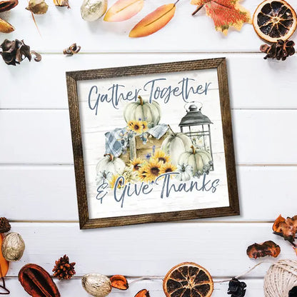 TIMBERLAND FRAME GATHER TOGETHER & GIVE THANKS