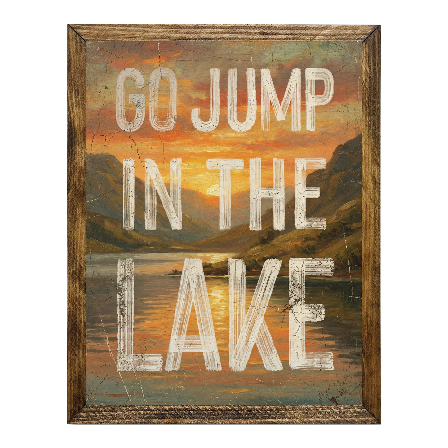 TIMBERLAND FRAME GO JUMP IN THE LAKE SUNSET