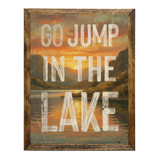 TIMBERLAND FRAME GO JUMP IN THE LAKE SUNSET