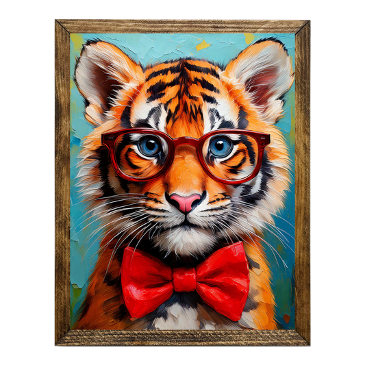ARTISTIC SERIES TIMBERLAND- ANIMALS WITH GLASSES TIGER CUB