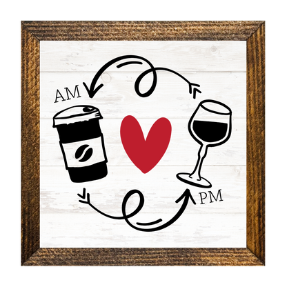 TIMBERLAND FRAME AM COFFEE PM WINE
