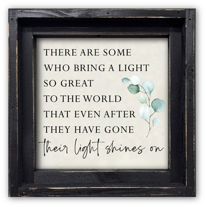 FRAMED CANVAS SO GREAT...THEIR LIGHT SHINES ON