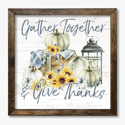 TIMBERLAND FRAME GATHER TOGETHER & GIVE THANKS
