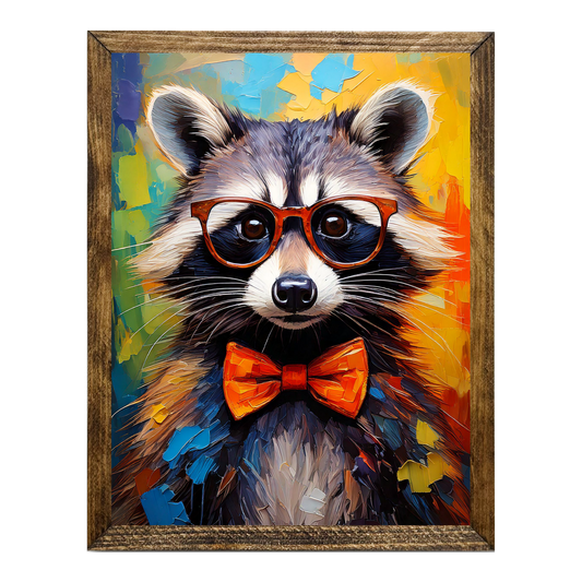 ARTISTIC SERIES TIMBERLAND- ANIMALS WITH GLASSES RACCOON