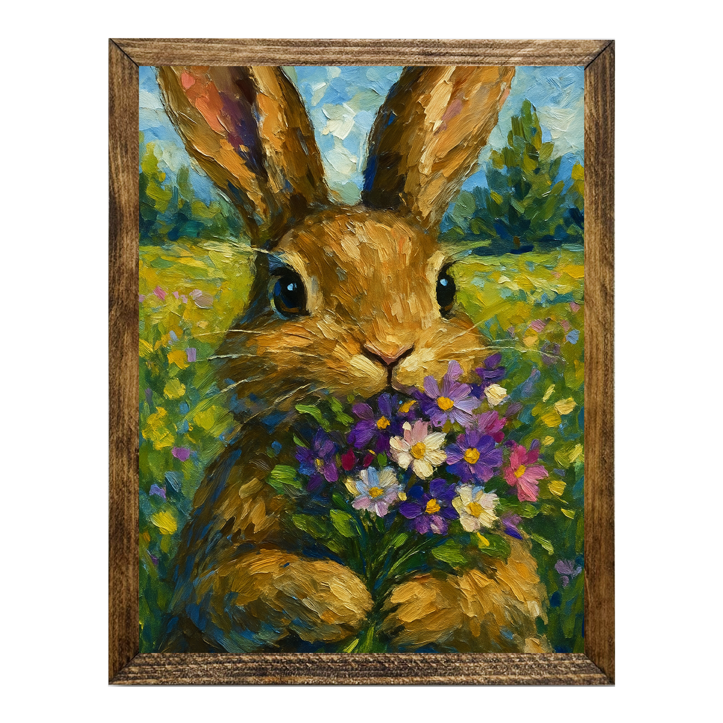ARTISTIC SERIES TIMBERLAND-BUNNY FLOWERS