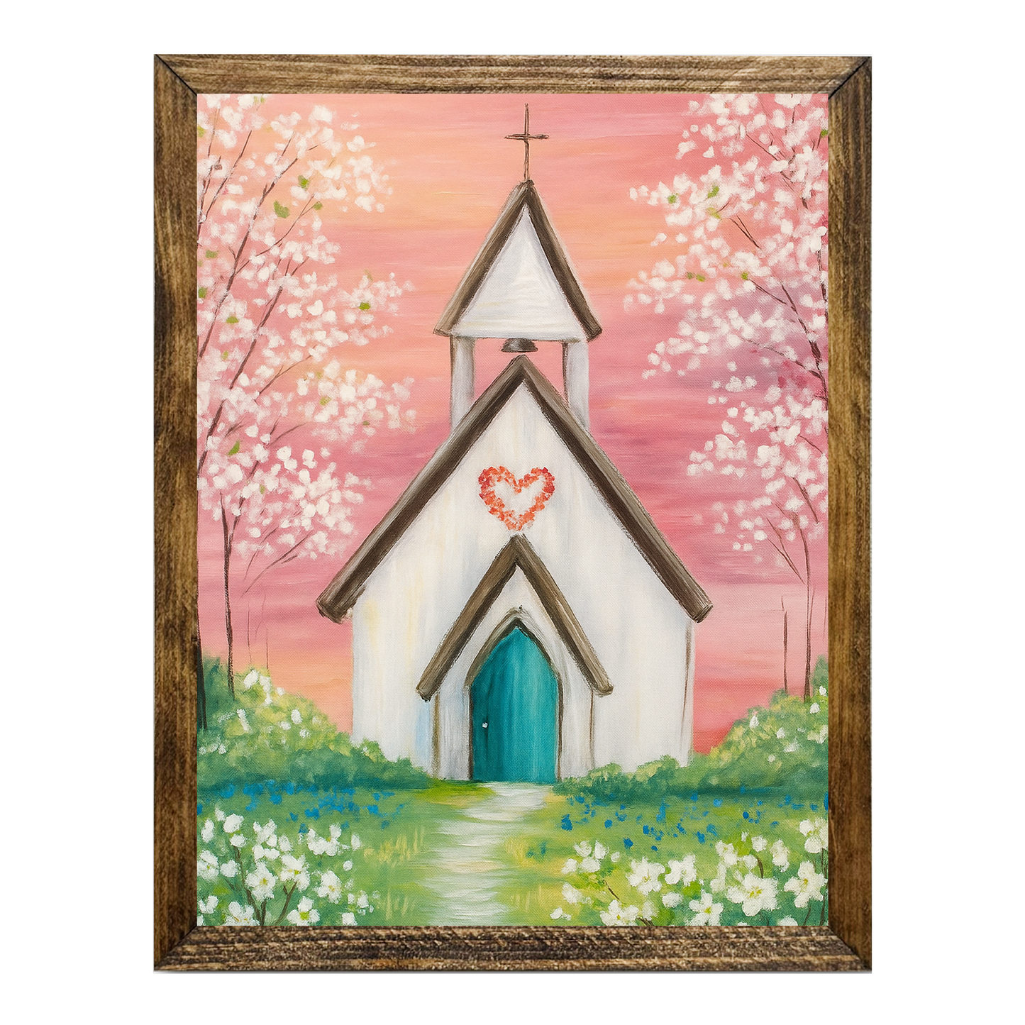 ARTISTIC SERIES TIMBERLAND-PASTEL CHURCH ART