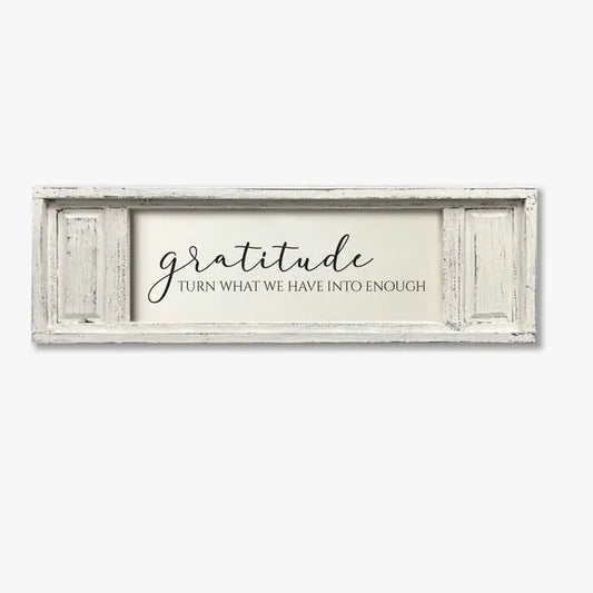 SMALL DOUBLE PANEL CANVAS GRATITUDE
