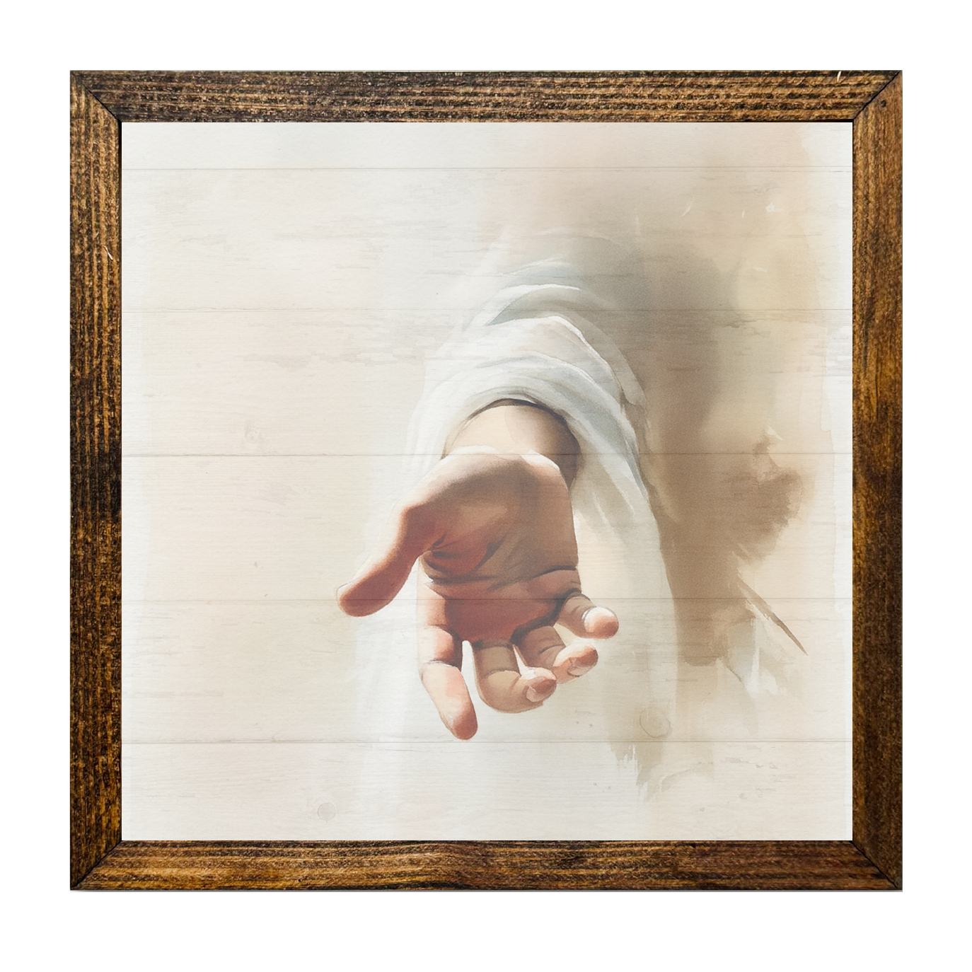 TIMBERLAND FRAME "WALK WITH HIM SERIES" HAND OF JESUS