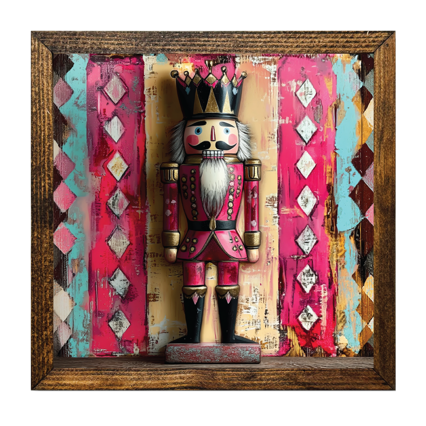 TIMBERLAND FRAME CHRISTMAS NUTCRACKER BOLD PINK GEOMETRIC 2