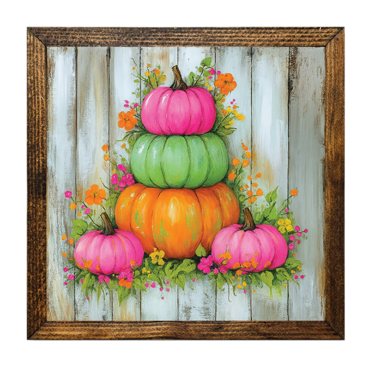THE PUMPKIN PATCH TIMBERLAND-Rustic Rainbow Harvest