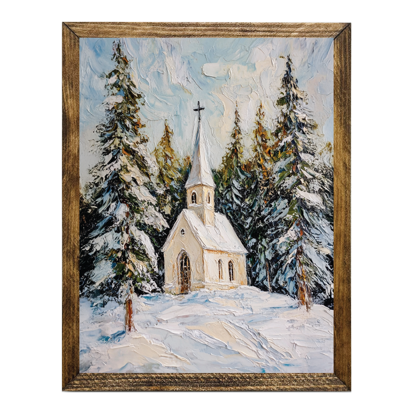 ARTISTIC SERIES TIMBERLAND- WHITE CHURCH WOODS PAINTING 3