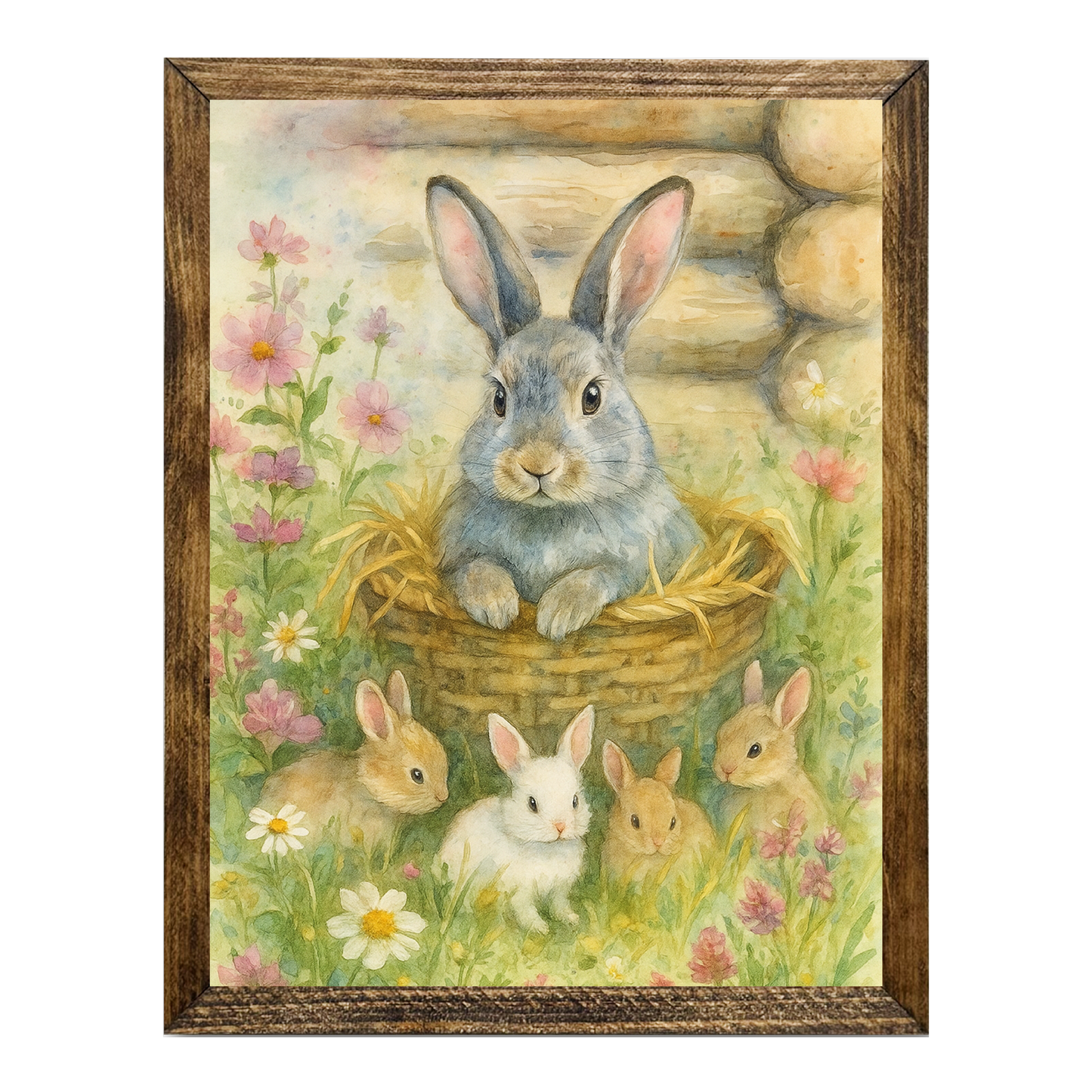 ARTISTIC SERIES TIMBERLAND-BUNNY BASKET