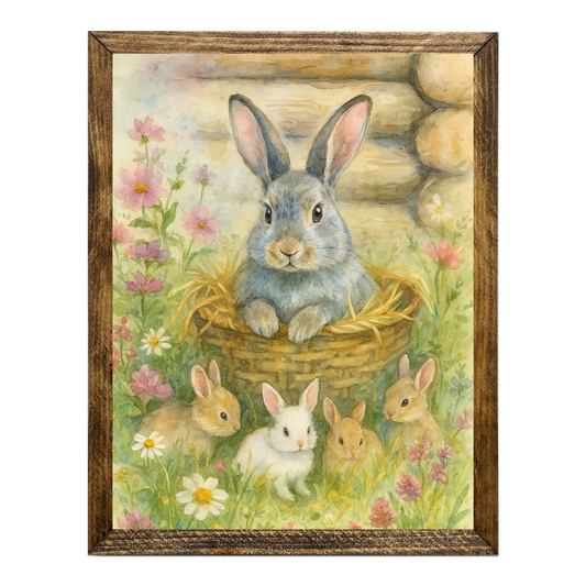 ARTISTIC SERIES TIMBERLAND-BUNNY BASKET