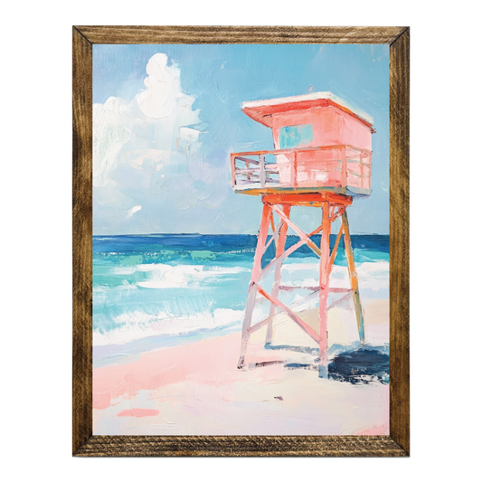 ARTISTIC SERIES TIMBERLAND-MODERN PASTEL LOOKOUT TOWER 2