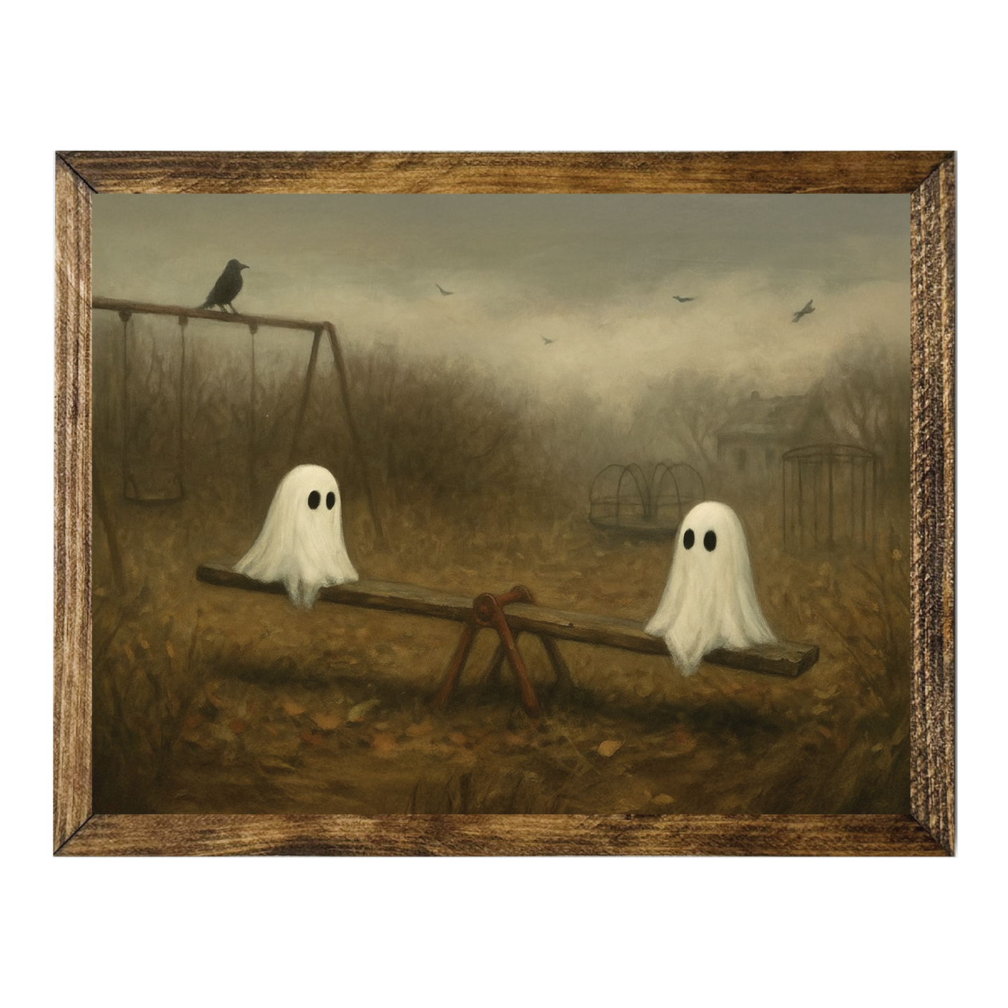 THE WANDERING GHOSTS SERIES-Playground Phantoms Seesaw