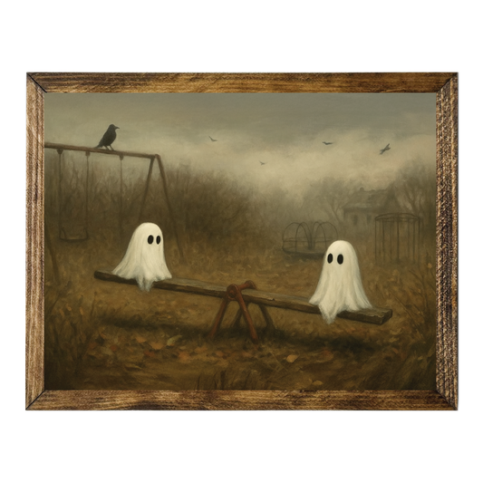 THE WANDERING GHOSTS SERIES-Playground Phantoms Seesaw