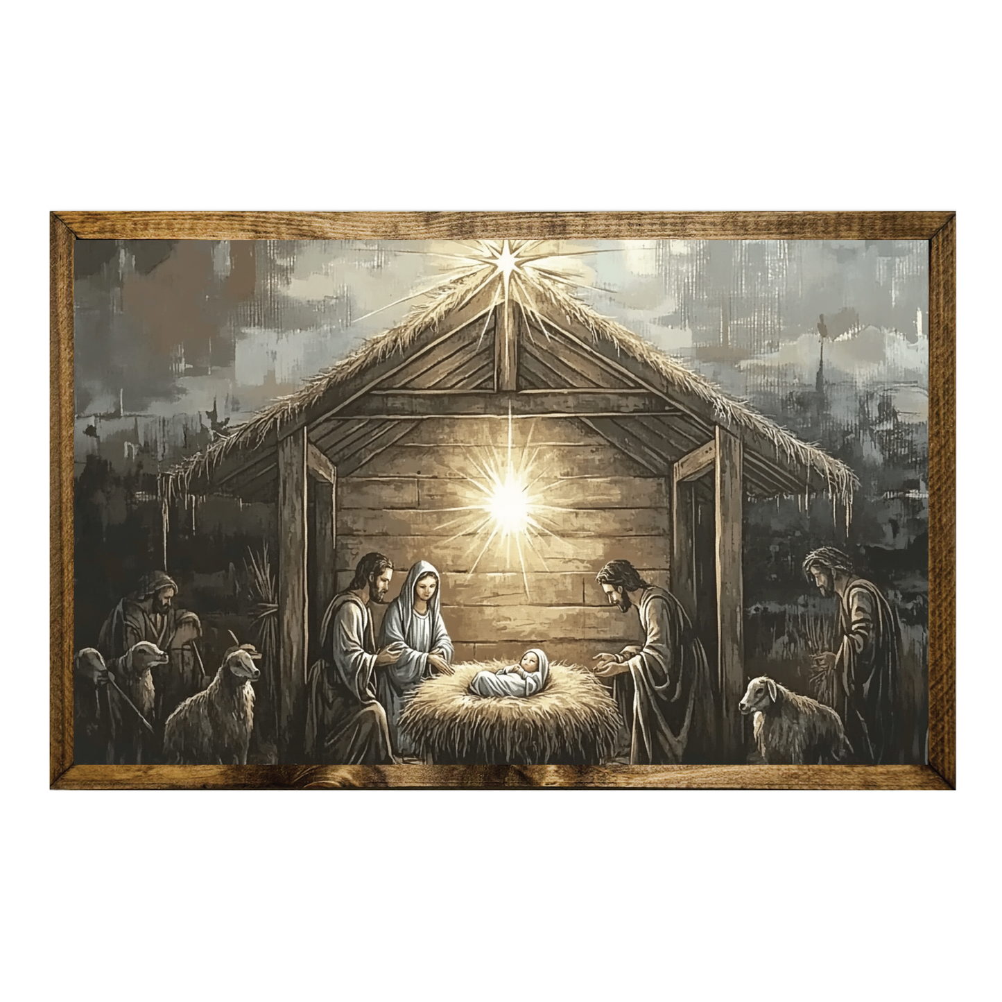 ARTISTIC SERIES TIMBERLAND-WATERCOLOR NATIVITY BABY JESUS