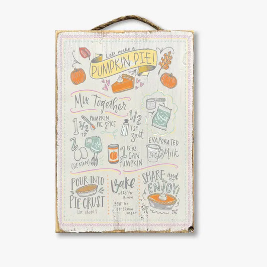 PUMPKIN PIE RECIPE