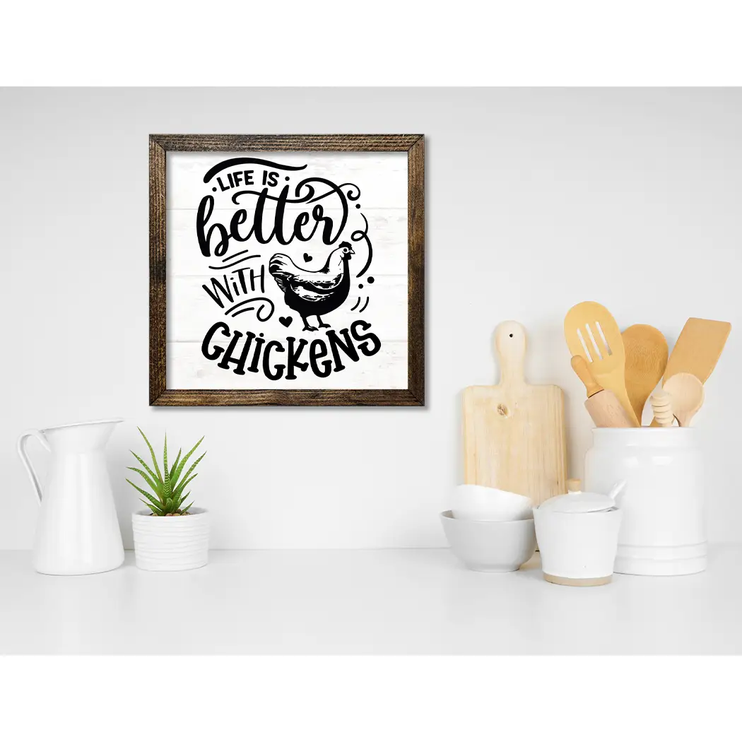 TIMBERLAND FRAME LIFE IS BETTER WITH CHICKENS