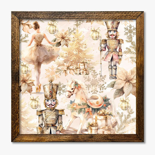 TIMBERLAND FRAME GOLD CHRISTMAS COLLAGE