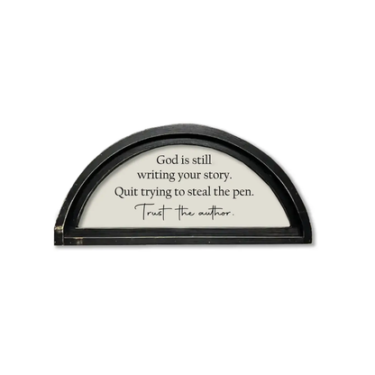 FRAMED CANVAS TRUST THE AUTHOR