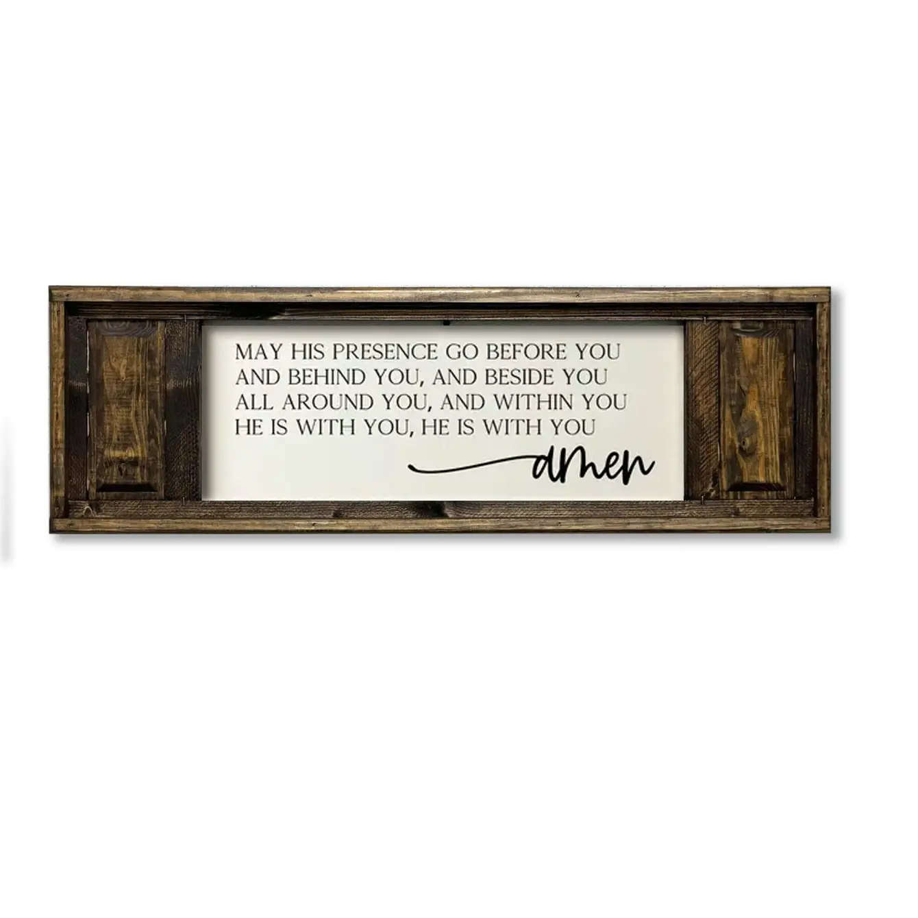 Small Double Panel Canvas May His Presence Go Before You...