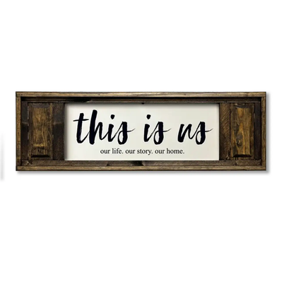 Small Double Panel Canvas This is US