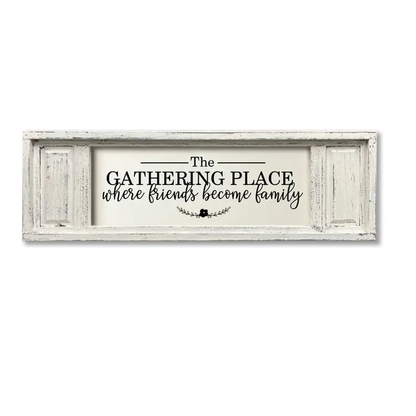Small Double Panel Canvas The Gathering Place