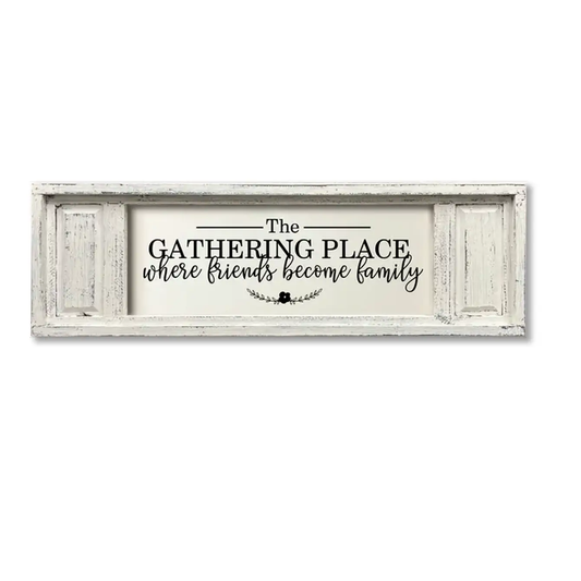 Small Double Panel Canvas The Gathering Place