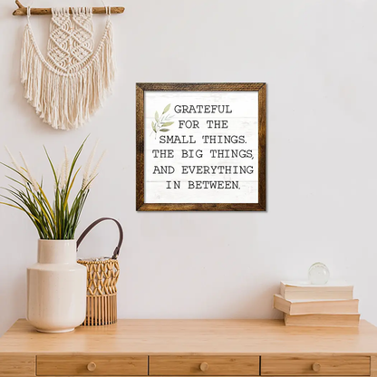TIMBERLAND FRAME GRATEFUL FOR THE SMALL THINGS
