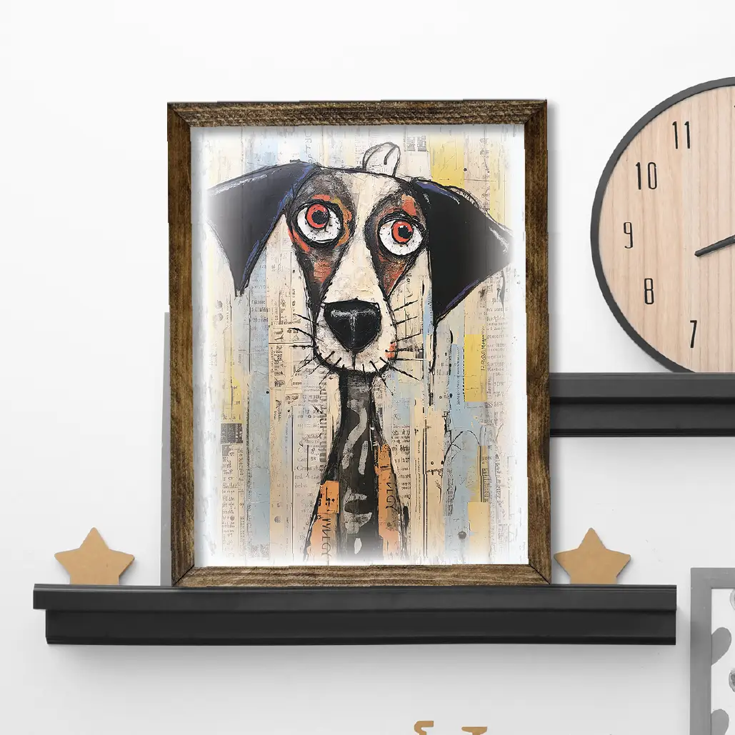 TIMBERLAND FRAME DOG ARTWORK 4