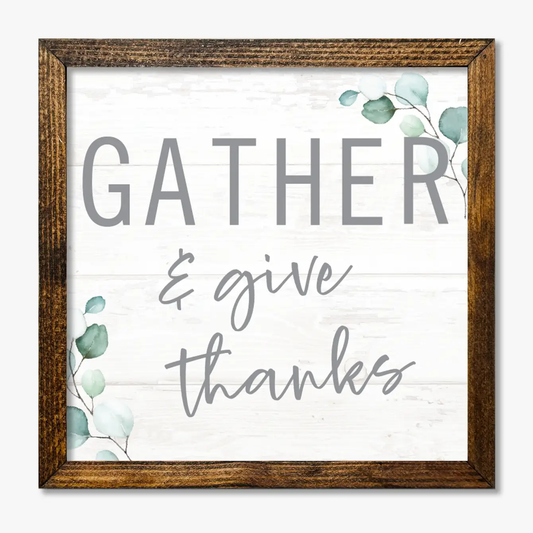 TIMBERLAND FRAME GATHER & GIVE THANKS