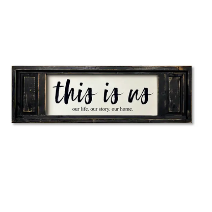 Small Double Panel Canvas This is US