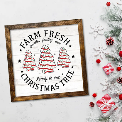 TIMBERLAND FRAME FARM FRESH LITTLE DEBBIE CHRISTMAS TREES