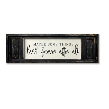 Small Double Panel Canvas Last Forever After All